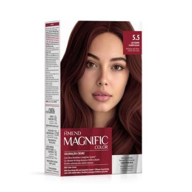Imagem de Amend - Kit Coloração Amend Magnific Color 5.5 Castanho Claro Acaju