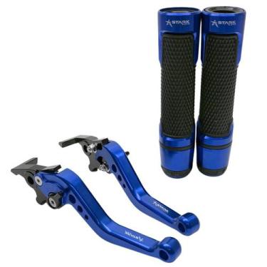 Imagem de Kit Manete Manopla Luva Moto Yamaha Nmax 160 Nmax160 Nmax - Stark Race