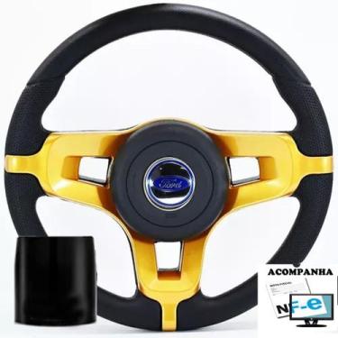 Imagem de Volante Esportivo Escort 1983 2003 Fiesta 1976 2013 Ka 1996 2013 Ecosp