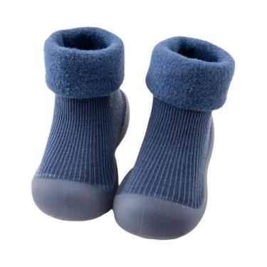 Imagem de Sapatos De Inverno Para Bebês Recém-Nascidos, Meias Quentes E Confortá