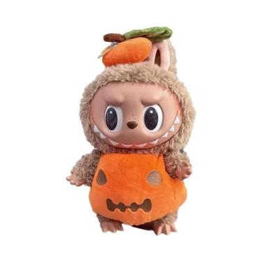 Imagem de Boneca Labubu De 38cm Com Roupa De Natal, Conjunto De Vestido E Suéter