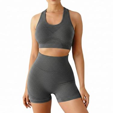 Imagem de Conjunto Academia Fitness Levanta Bumbum Cinza
