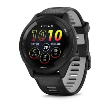 Imagem de Smartwatch Relógio Garmin Forerunner 265 Music Preto EU/PAC com Monito