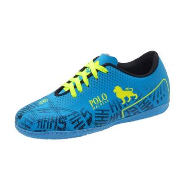 Imagem de Tênis Futsal Quadra Polo Malbec Azul Solado Costurado, 42