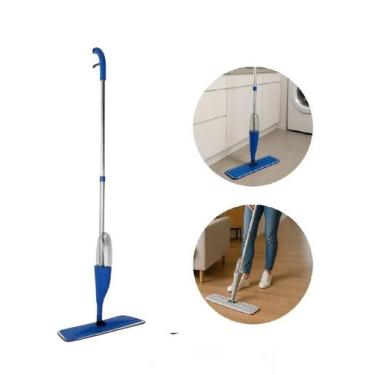 Imagem de Mop Spray com reservatório aplicador refil microfibra Azul - Clean Tec