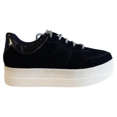 Imagem de Tenis Feminino Preto Bebece Confortavel Macio Lançamento, 37