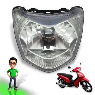 Imagem de Farol Bloco Optico Shineray Jet 50cc 2014 Á 2024 - Internacional