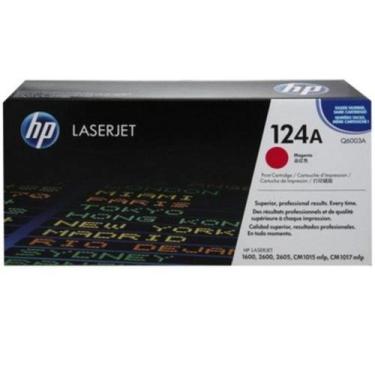 Imagem de Toner Original Hp Q6003a 124a Magenta  Hp Laserjet 1600 2600 2600n 260
