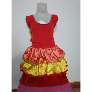 Imagem de Vestido fantasia cigana infantil - Bella festa 