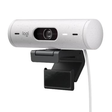 Imagem de Webcam Full HD Logitech Brio 500 - Branco