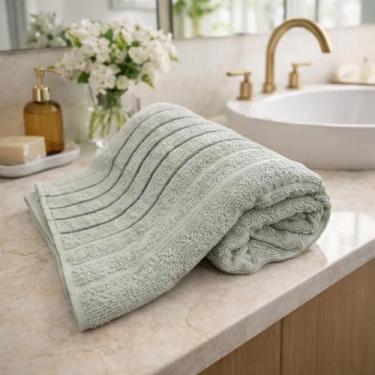 Imagem de Toalha de Rosto Wave Macia 100% Algodão Corttex Jacquard 450g/m2 Ondul