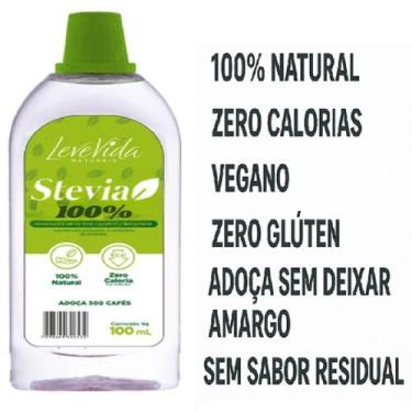 Imagem de Adoçante Stevia 100 Natural 100ml Não Amarga - Absolut