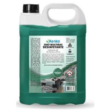 Imagem de Detergente Desinfetante Chef Multibac 5L - Renko CHMC5L