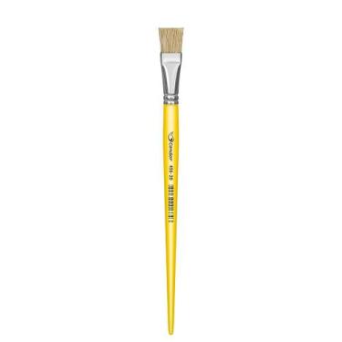 Imagem de Pincel Chato Cerda Natural Cabo Longo Amarelo 456 Condor, 20