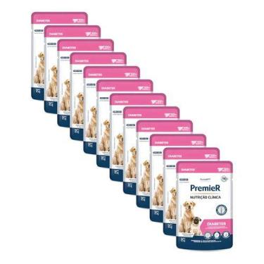 Imagem de Kit 12x premier sache c caes diabetes 85g
