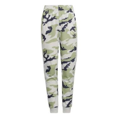 Imagem de Calça Adidas Camo SST Infantil - HB9434, Off white, 14