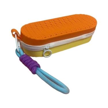 Imagem de Estojo De Silicone De Grande Capacidade Para Óculos De Natação Com Ori