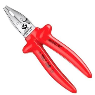 Imagem de Alicate Universal 8" Isolado VDE 1000v Gedore, Vermelho