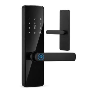 Imagem de Fechadura Inteligente 4 em 1 Digital Cartão Senha - MM-ZNS