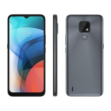 Imagem de Moto E7 Dual SIM 64 GB cinza-metálico 4 GB RAM - MOTOROLA, 64GB, Cinza