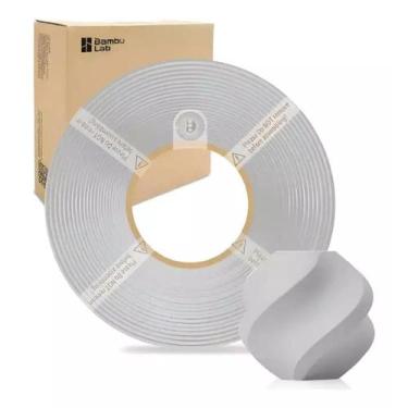 Imagem de Filamento Bambu Lab, PLA Lite, 1kg, 1,75mm, Branco, Sem Carretel, A18-