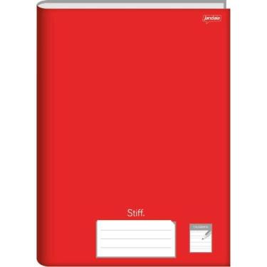 Imagem de Caderno Caligrafia Capa Dura STIFF 96 Folhas Broc.vermelho PCT.C/05 - 