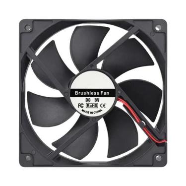 Imagem de Ventilador De Exaustão DC Sem Escovas De 120mm 5V 12V 24V 2PIN USB Par