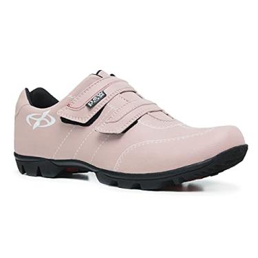Imagem de Tenis Sapatilha Bicicleta Pedalar Seguro Feminino Bike Way 2 New Fox Cor:Rosa;Tamanho:39;Gênero:Feminino