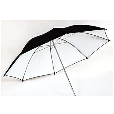 Imagem de Sombrinha 101cm Refletora Preta, Prata e Branca Greika BW-40 Para Estúdio Fotográfico