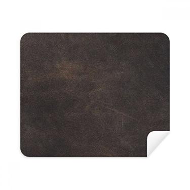 Imagem de Limpador de tela de couro preto com 2 peças de tecido de camurça