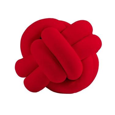 Imagem de Almofada De Nó Decorativa Vermelho Avulsa