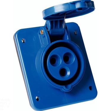 Imagem de Tomada de Embutir Industrial 2P+T 16 A 220-250 Vca 6 H Tramontina Tramontina