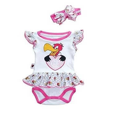 Imagem de Body Vestido Flamengo Mascote Com Laço Oficial