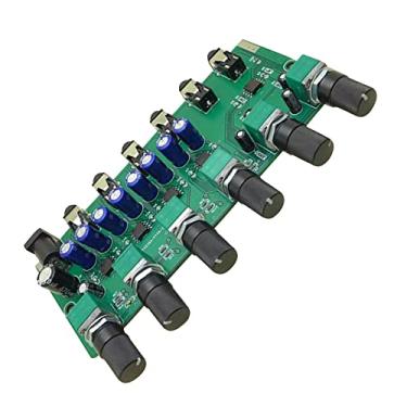 Imagem de TECKEEN Mixer de áudio de 4 vias estéreo 4 em 1 saída de áudio placa misturadora de fones de ouvido amplificador, 2 vias, 4 vias, saída de 1 via, 3,5 mm