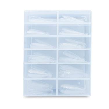 Imagem de Molde F1 Stiletto para Unhas Gel Porcelana Acrigel, 120 Unidades, Arte Sedução