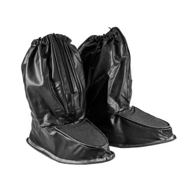 Imagem de Bota Chuva Solada Polaina Alba Impermeável Motoqueiro TAM GG
