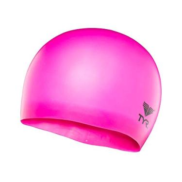 Imagem de TYR Boné de silicone enrugado, rosa