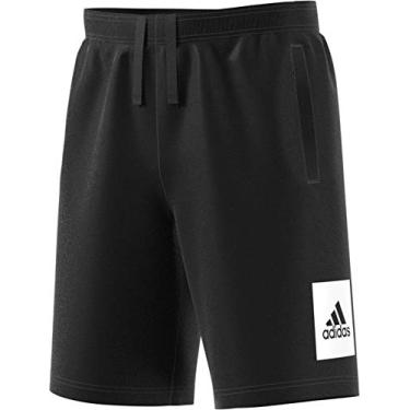 Imagem de Bermuda Essential Adidas – Masculina Multiesportiva, Black-white, Medium