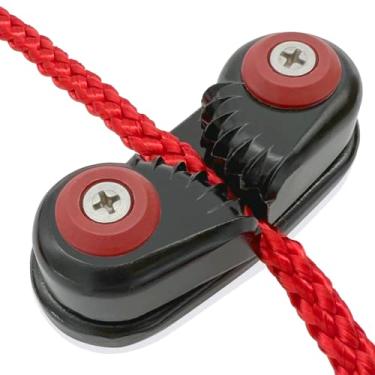 Imagem de ISURE MARINE Cabo de came de alumínio, rolamento de esferas de barco de entrada rápida, corda de chuteiro, acessórios de canoa de caiaque