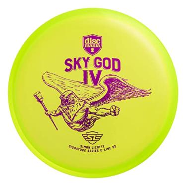 Imagem de Discmania C-Line P2 Disc Golf Putter Simon Lizotte Signature Sky God 4 C-Line P2 (173-176g) (as cores vão variar)