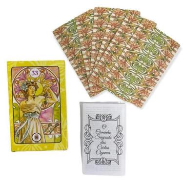 Tarot Cigano Para Iniciantes Lilás 36 Cartas e Manual