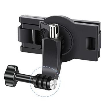 Imagem de MOOKEENONE Non-Slip 360° Rotatable Backpack Clip Mount Shoulder Belt Clamp for GoPro 10 9 Action Camera