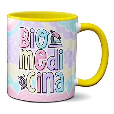 Imagem de Caneca Biomedicina Profissional Biomédica Profissão Presente (Amarela)