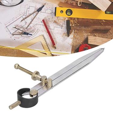 Imagem de Medidor de espaçamento, ferramentas de artesanato de couro 4 pol./6 pol./8 pol. para desenhar arcos, desenhar linhas para bordas, desenhar linhas (6")