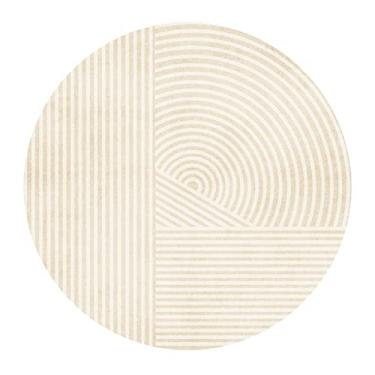 Imagem de Tapete Tapete redondo antiderrapante de poliéster para sala de estar tapete macio para estudo Decoração de Casa (Color : B, Size : 39 inch/3.2 ft)