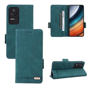 Imagem de Casos de flip de smartphone Para Xiaomi Poco F4 5G Caso, Xiaomi Redmi K40s Pró 5G/K40S 5G CASO, CASE DE CASE FOLO CARTO DE CARTÃO FOLIO, alta qualidade Pu Caso de proteção de fechamento magnético da c