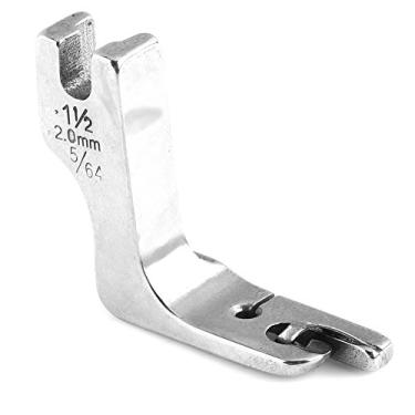 Imagem de Máquina de costura industrial de cama de gordura de agulha única calcador de bainha enrolada (2,0 mm)