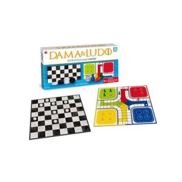 Jogo de tabuleiro 4x1 xadres damas ludo e trilha family games junfeng