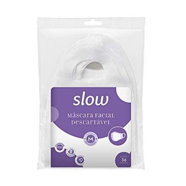 Imagem de Máscara Descartável para Proteção Facial de 1 Camada, linha Slow. Embalagem com 36 Unidades., Slow