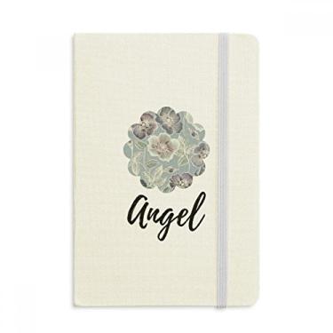 Imagem de Caderno de anotações com estampa de plantas e flores em tecido oficial capa dura para diário clássico